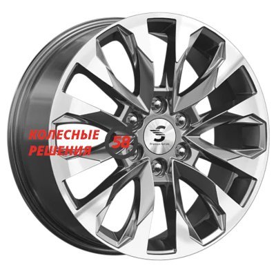 Premium Series КР007 (Haval H9) Diamond Gloss Graphite 8x20/6x139.7 D75.1 ET42  