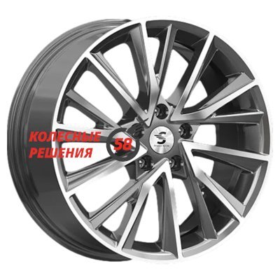 Premium Series КР010 (Audi A4) Diamond Gloss Graphite 7.5x18/5x112 D66.6 ET39  