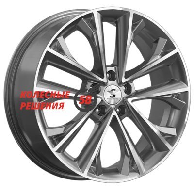 Premium Series КР012 (Exeed TXL) Diamond Gloss Graphite 7x18/5x108 D65.1 ET36  