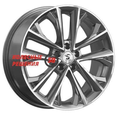 Premium Series КР012 (Haval F7/F7x) Diamond Gloss Graphite 7x18/5x114.3 D64.1 ET40  
