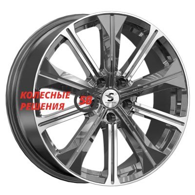 Premium Series КР013 (Tiggo 7 Pro) Diamond Gloss Graphite 7x19/5x108 D60.1 ET33  
