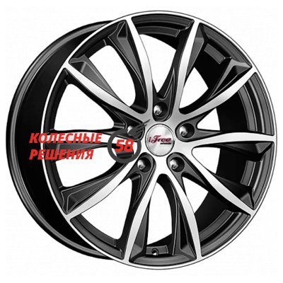 iFree Каzантип (КС684М) Блэк Джек 7.5x18/5x112 D66.6 ET35  