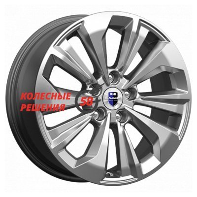 K&K Авиор (КС936) Дарк платинум брайт 7x17/5x108 D63.35 ET50  