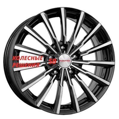 K&K Акцент-оригинал (КС641) Алмаз черный 5.5x14/4x100 D56.6 ET39  