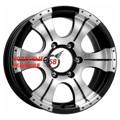 K&K Байконур (КС473) Алмаз черный 7x15/6x139.7 D108.5 ET-5  