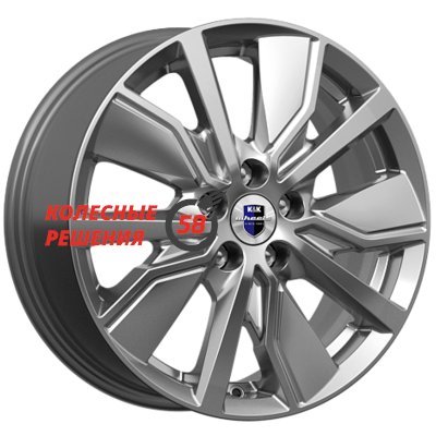 K&K Гамбит (КС961) Дарк платинум 6.5x16/5x112 D57.1 ET46  