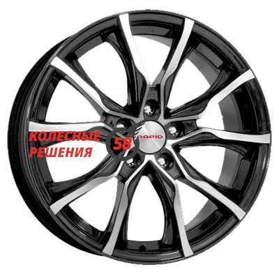 K&K Твист (КС697М) Алмаз черный 7.5x17/5x114.3 D67.1 ET50  