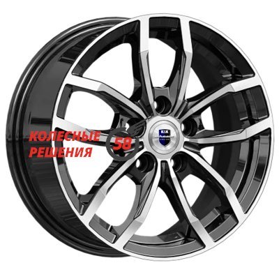 K&K Фрост (КС1048) Алмаз черный 6.5x15/5x100 D67.1 ET45  