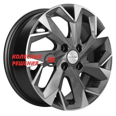 Khomen Wheels KHW1402 Gray-FP 5.5x14/4x98 D58.5 ET35  