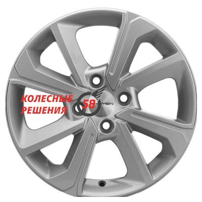 Khomen Wheels KHW1501 (XRay) F-Silver 6x15/4x100 D60.1 ET37  