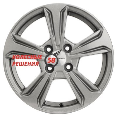 Khomen Wheels KHW1502 (Solano) G-Silver 6x15/4x100 D54.1 ET45  