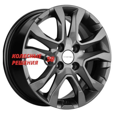 Khomen Wheels KHW1503 (Vesta) Gray 6x15/4x100 D60.1 ET50  