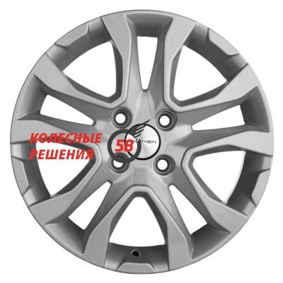 Khomen Wheels KHW1503 (XRay) F-Silver 6x15/4x100 D60.1 ET40  