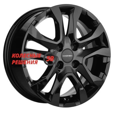 Khomen Wheels KHW1503 (XRay) Black 6x15/4x100 D60.1 ET40  