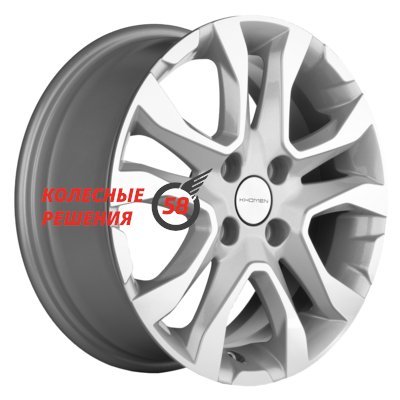 Khomen Wheels KHW1503 (XRay) F-Silver-FP 6x15/4x100 D60.1 ET40  