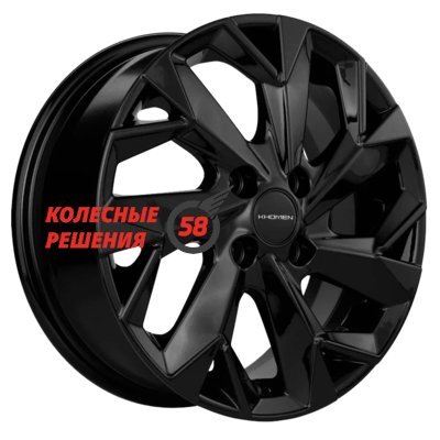 Khomen Wheels KHW1508 (Vesta) Black 6x15/4x100 D60.1 ET50  