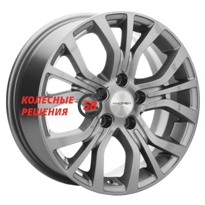 Khomen Wheels KHW1608 (Toyota/Suzuki) Gray 6.5x16/5x114.3 D60.1 ET45  