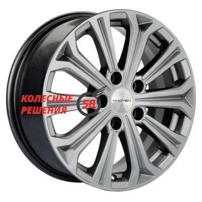 Khomen Wheels KHW1610 (Octavia) G-Silver 6.5x16/5x112 D57.1 ET46  