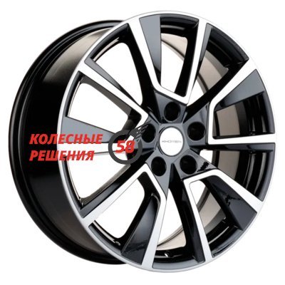 Khomen Wheels KHW1802 (Forester) Black-FP 7x18/5x114.3 D56.1 ET48  
