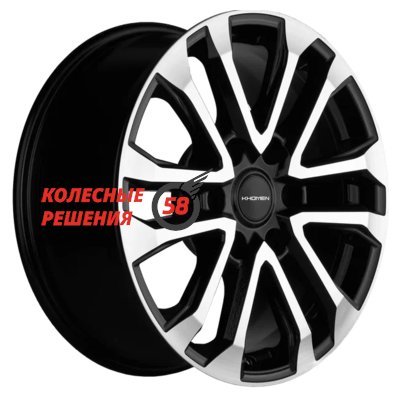 Khomen Wheels KHW1805 (Haval H9) Black-FP 7.5x18/6x139.7 D75.1 ET42  