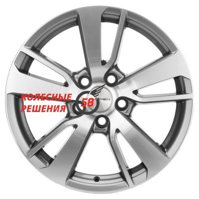Khomen Wheels KHW1704 (Outlander) Gray-FP 7x17/5x114.3 D67.1 ET38  