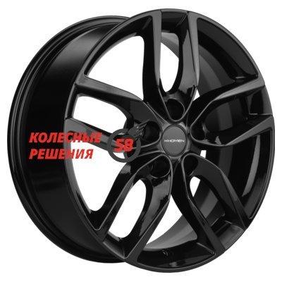 Khomen Wheels KHW1708 (Chery Tiggo 7pro) Black 6.5x17/5x108 D60.1 ET33  