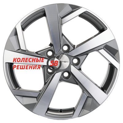 Khomen Wheels KHW1712 (RAV4) Gray-FP 7x17/5x114.3 D60.1 ET39  