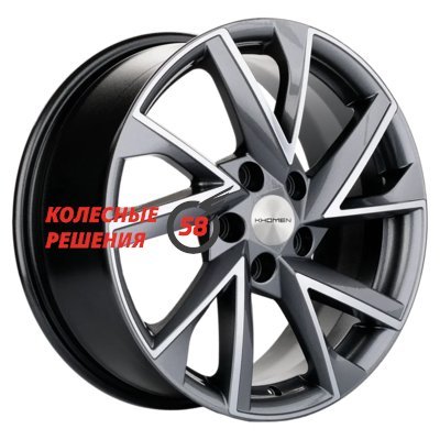 Khomen Wheels KHW1714 (Evolute i-Joy) Gray-FP 7x17/5x110 D67.1 ET40  