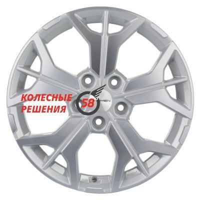 Khomen Wheels KHW1715 (RAV4) F-Silver-FP 7x17/5x114.3 D60.1 ET39  
