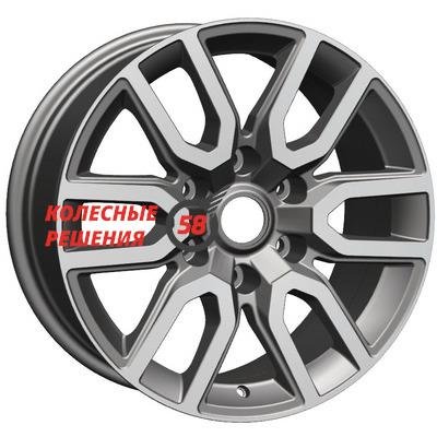 Khomen Wheels KHW1723 (LC Prado/Lexus GX) Gray-FP 8x17/6x139.7 D106.1 ET25  