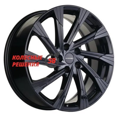 Khomen Wheels KHW1901 (Tugella) Black 7.5x19/5x108 D63.4 ET46  