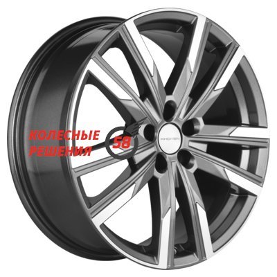 Khomen Wheels KHW1905 (Geely Monjaro/Tugella) Gray-FP 7.5x19/5x108 D63.4 ET46  