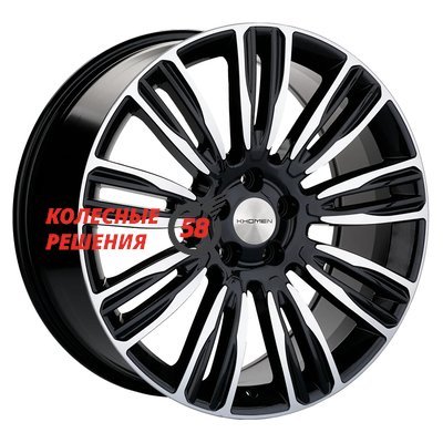 Khomen Wheels KHW2004 (Velar) Black-FP 8.5x20/5x108 D63.4 ET45  