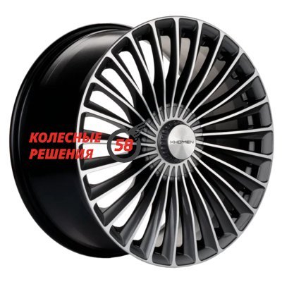 Khomen Wheels KHW2008 (Mercedes Front) Gray-FP 8.5x20/5x112 D66.6 ET38  