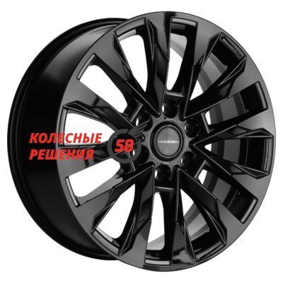 Khomen Wheels KHW2010 (Nissan Patrol) Black 8x20/6x139.7 D78.1 ET35  