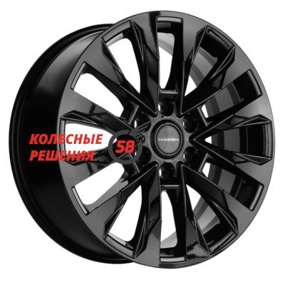 Khomen Wheels KHW2010 (Tank 300/500) Black 8x20/6x139.7 D100.1 ET36  