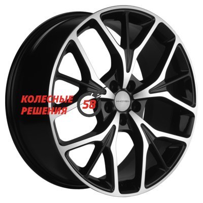 Khomen Wheels KHW2012 (Tugella New) Black-FP 8x20/5x108 D63.4 ET46  