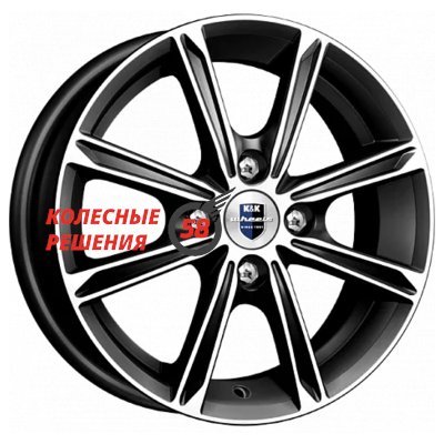 K&K Флэш-оригинал (КС698) Алмаз черный 5x14/4x100 D60.1 ET43  
