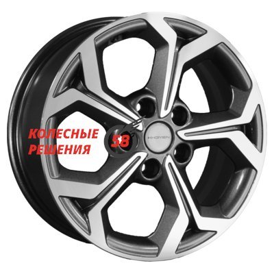 Khomen Wheels KHW1606 (Mitsubishi) Gray-FP 6.5x16/5x114.3 D67.1 ET46  