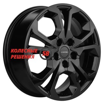 Khomen Wheels KHW1711 (DFM AX 7) Black 6.5x17/5x108 D65.1 ET43  