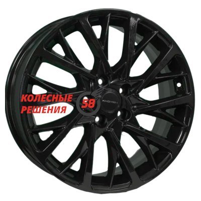 Khomen Wheels KHW1804 (Tugela/Jaguar F-Pace) Black 7.5x18/5x108 D63.4 ET46  