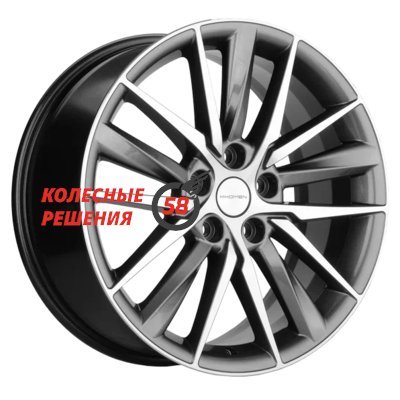 Khomen Wheels KHW1807 (A6/Q5) Gray-FP 8x18/5x112 D66.6 ET39  