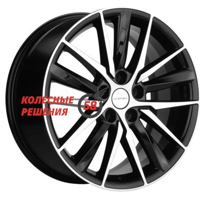 Khomen Wheels KHW1807 (Passat) Black-FP 8x18/5x112 D57.1 ET48  