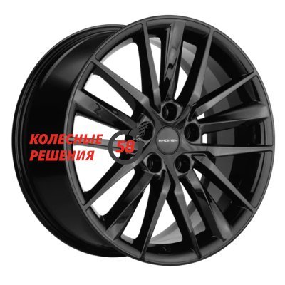 Khomen Wheels KHW1807 (Tugella/Jaguar XF/F-Pace) Black 8x18/5x108 D63.4 ET46  