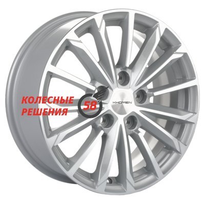 Khomen Wheels KHW1611 (Huyndai/Kia) F-Silver-FP 6.5x16/5x114.3 D67.1 ET44  