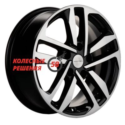 Khomen Wheels KHW1612 (Chery Tiggo 3/Tiggo 3 Pro) Black-FP 6.5x16/5x108 D60.1 ET45  