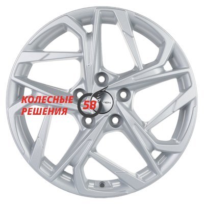 Khomen Wheels KHW1716 (Sonata) F-Silver 7x17/5x114.3 D67.1 ET48  