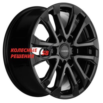 Khomen Wheels KHW1805 (JAC T6 Pickup) Black 7.5x18/6x139.7 D106.1 ET30  