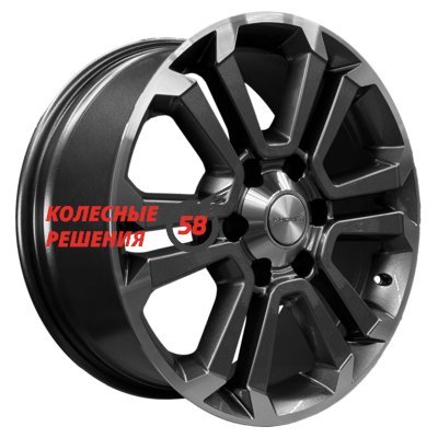 Khomen Wheels KHW1817 (LC Prado) Gray-FP 7.5x18/6x139.7 D106.1 ET25  