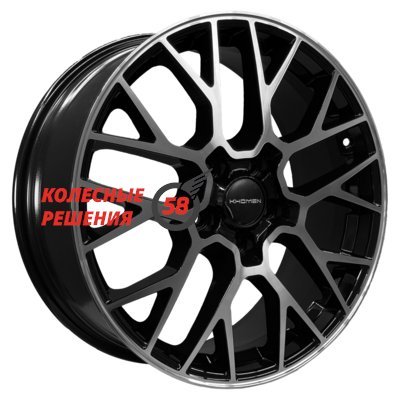 Khomen Wheels KHW1818 (Exeed VX/TXL/LX) Black-FP 7x18/5x108 D65.1 ET36  